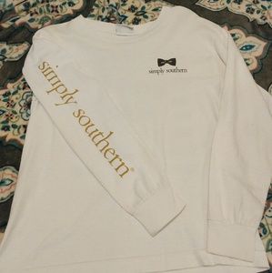 Simply Southern youth size small long sleeve tee